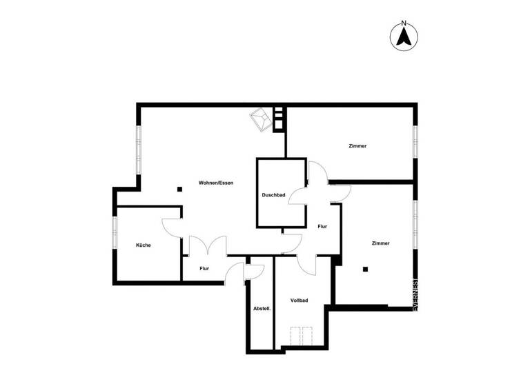 Wohnung zum Kauf 590.000 € 3 Zimmer 88 m² 4. Geschoss Groß Flottbek Hamburg 22607