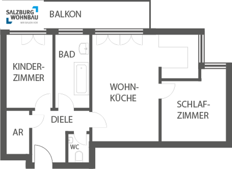 Wohnung zum Kauf provisionsfrei 259.000 € 3 Zimmer 64,2 m² frei ab sofort Salzburger Straße 33 Thalgau 5303