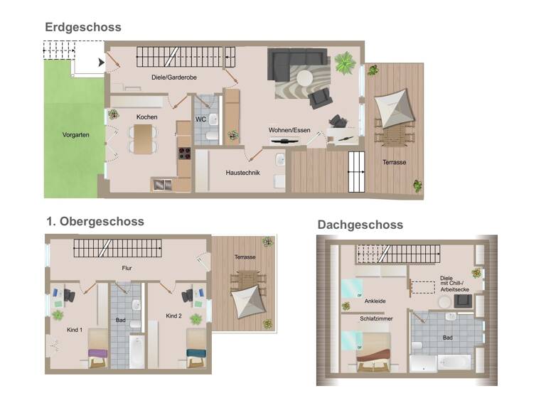 Maisonette zum Kauf provisionsfrei 524.990 € 5 Zimmer 175 m²<br/>Wohnfläche Langebrück Dresden 01465