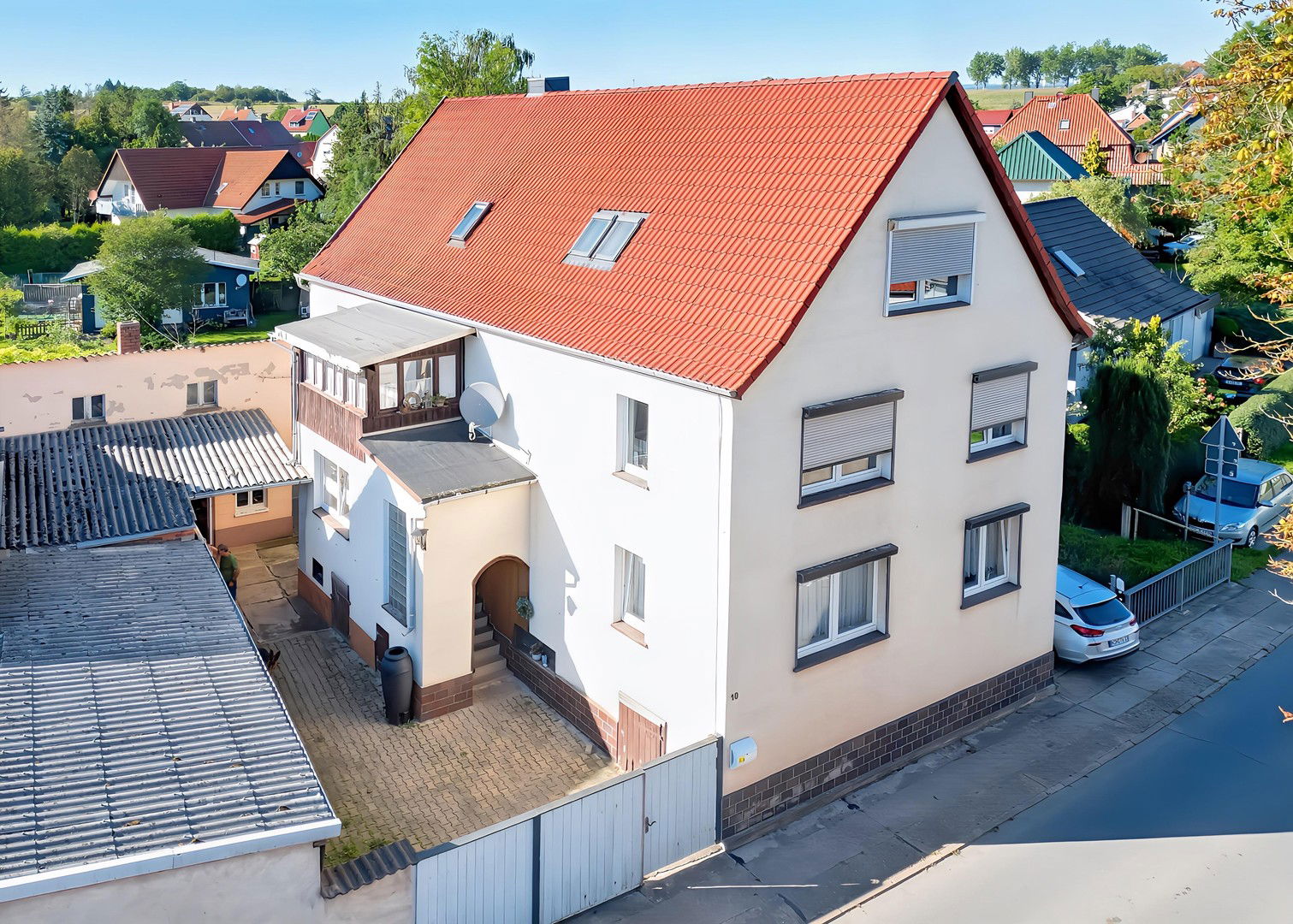 Einfamilienhaus zum Kauf provisionsfrei 165.000 € 16 Zimmer 255 m²<br/>Wohnfläche 1.251 m²<br/>Grundstück Werther Werther 99735