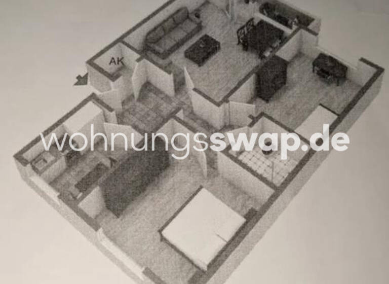 Studio zur Miete Tauschwohnung 725 € 3 Zimmer 69 m² EG Dellbrück Köln 51069