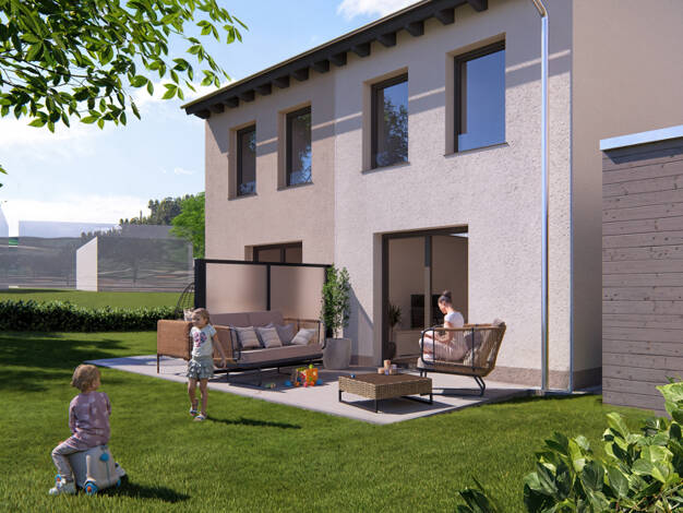 Doppelhaushälfte zum Kauf - Erstbezug provisionsfrei 459.900 € 4,5 Zimmer 98 m² 290 m² Grundstück Bachstraße 10 Weiler Berg 88276