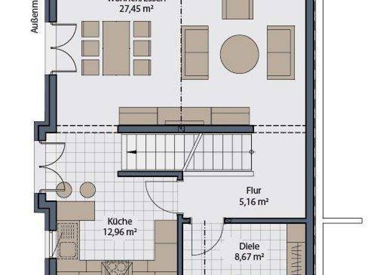 Doppelhaushälfte zum Kauf provisionsfrei 527.500 € 4 Zimmer 124 m² 512 m² Grundstück Horst Seevetal 21220