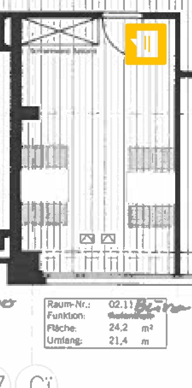 Bürofläche zur Miete provisionsfrei 1.090 € 1 Zimmer 24,2 m²<br/>Bürofläche Nordstraße Zentrum - Nord Leipzig 04105