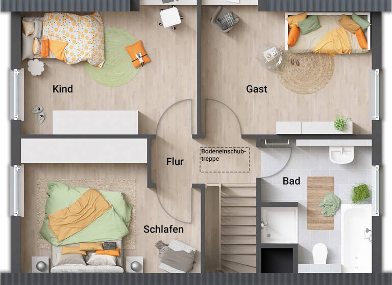 Haus zum Kauf provisionsfrei 266.650 € 4 Zimmer Billerbeck 48727
