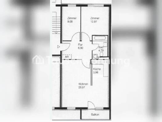 Wohnung zur Miete Tauschwohnung 710 € 3 Zimmer 59 m² Bornstedt Potsdam 14469