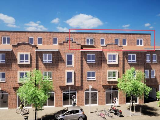 Penthouse zum Kauf provisionsfrei 626.000 € 3 Zimmer 127,8 m² 3. Geschoss Bahnhofstraße 16-20 Rhede Rhede 46414