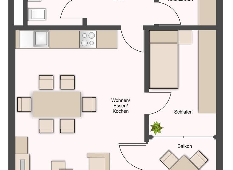 Wohnung zum Kauf 185.000 € 2 Zimmer 45 m²<br/>Wohnfläche Böblingen Böblingen 71034