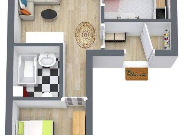 Wohnung zur Miete 275 € 2 Zimmer 46 m² EG frei ab 01.03.2026 Schedewitz Zwickau 08056