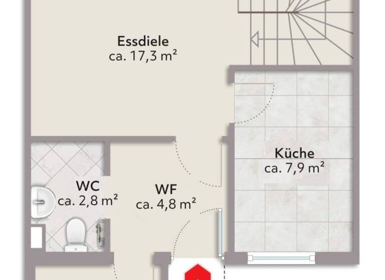 Reihenmittelhaus zum Kauf 325.000 € 4 Zimmer 113,8 m² 182 m² Grundstück Habenhausen Bremen 28279