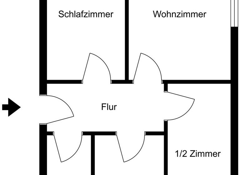 Wohnung zum Kauf 155.000 € 2,5 Zimmer 44 m² Eidelstedt Hamburg 22523