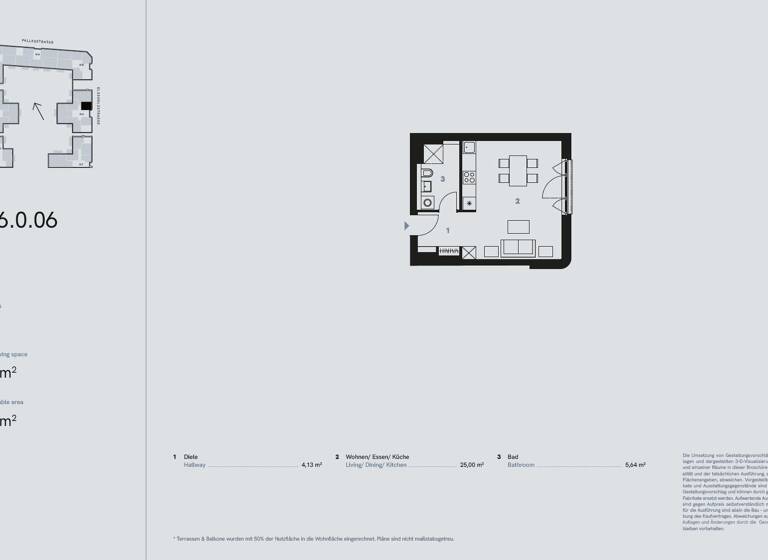 Studio zum Kauf provisionsfrei 374.833 € 1 Zimmer 34,8 m² EG Schöneberg Berlin 10781