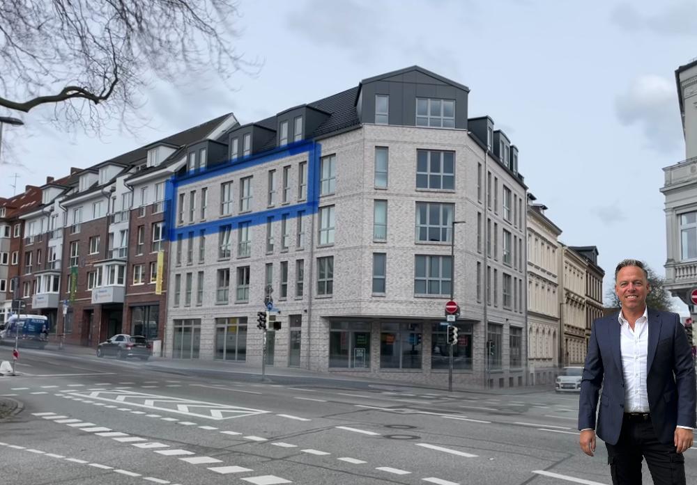 Wohnung zur Miete 1.579 € 4 Zimmer 107 m²<br/>Wohnfläche Vorstadt Kiel 24103