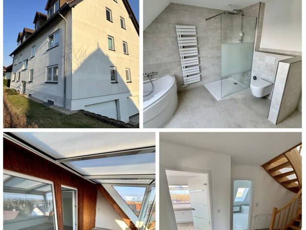 Maisonette zur Miete 890 € 3,5 Zimmer 102 m² 2. Geschoss Birkenweg 9 Gornau 09405