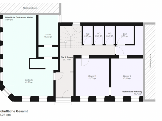 Café/Bar zur Miete 1.200 € Theresienstraße 26 Innenstadt Fürth 90762