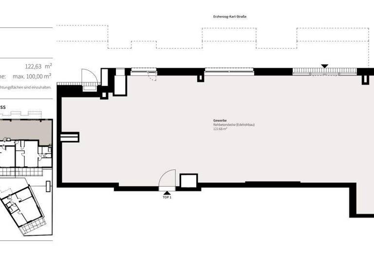 Laden zum Kauf 2.941 € Erzherzog Karl Strasse 74 Wien 1220