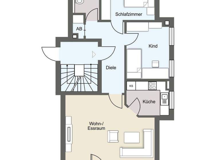 Wohnung zum Kauf 220.000 € 3 Zimmer 75 m² Kleinzschachwitz Dresden 01259