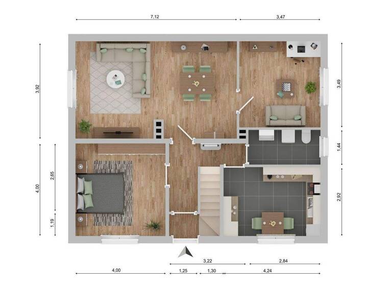 Mehrfamilienhaus zum Kauf als Kapitalanlage geeignet 373.500 € 10 Zimmer 300,6 m² 838 m² Grundstück Westerrönfeld 24784