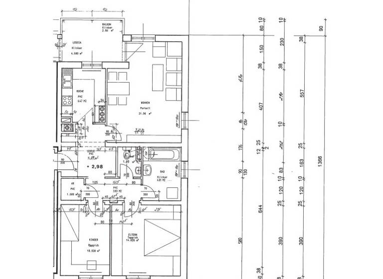 Wohnung zur Miete 532 € 3 Zimmer Brunnwiesenstraße 11 Bachmanning 4672