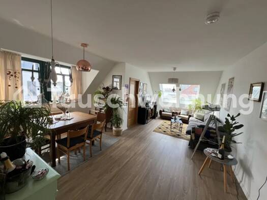 Wohnung zur Miete Tauschwohnung 530 € 2,5 Zimmer 66 m² 4. Geschoss Connewitz Leipzig 04277