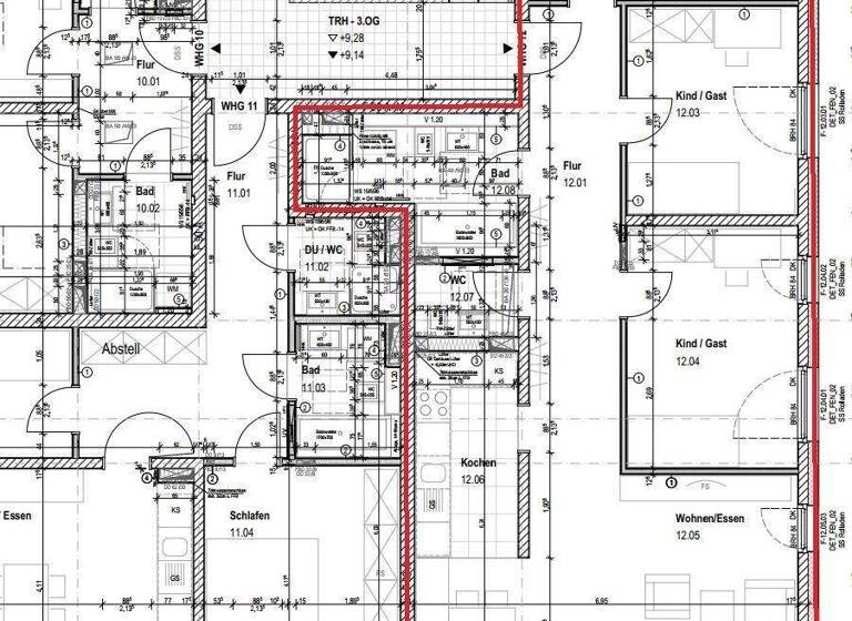 Wohnung zur Miete 1.362 € 4 Zimmer 101,7 m² 3. Geschoss frei ab 01.03.2026 Döbraer Straße 7 Kleinpestitz/Mockritz Dresden 01189