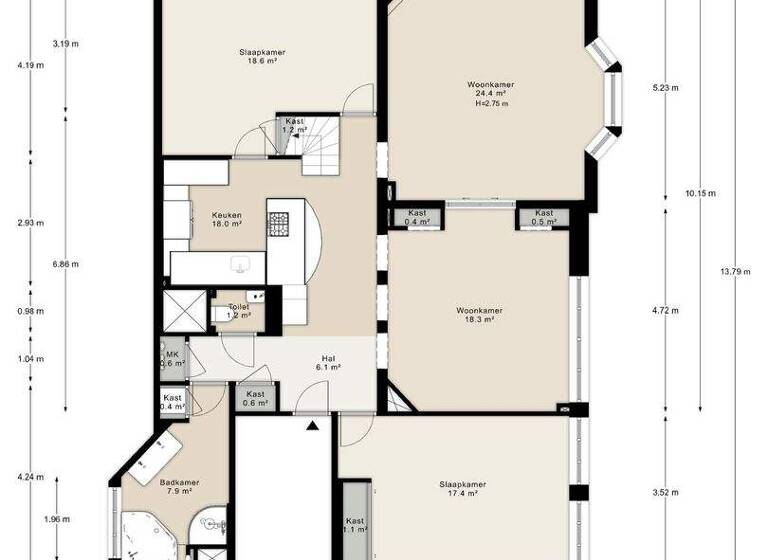 Haus zum Kauf 1.400.000 € 7 Zimmer 184 m² 815 m² Grundstück bernard zweerskade 19 3 amsterdam 1077 TZ