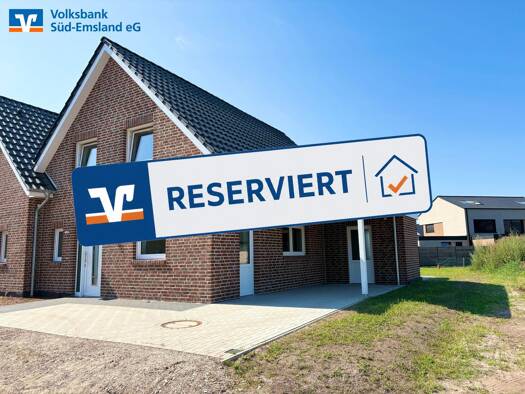 Doppelhaushälfte zum Kauf - Erstbezug 349.000 € 5 Zimmer 122 m² 340 m² Grundstück Beesten 49832