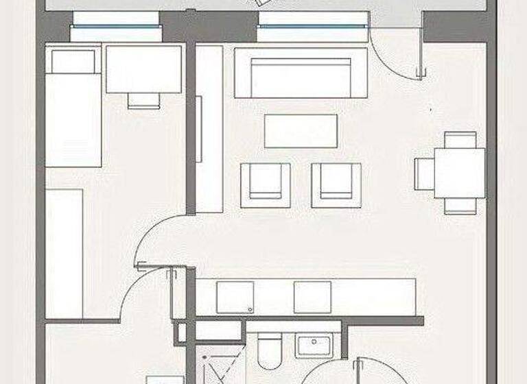 Wohnung zur Miete 648 € 2 Zimmer 43,1 m² 3. Geschoss Grunaer Straße 5 Pirnaische Vorstadt Dresden 01069