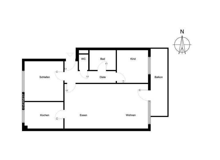 Wohnung zum Kauf 349.000 € 3 Zimmer 83 m² 4. Geschoss Niehl Köln 50735