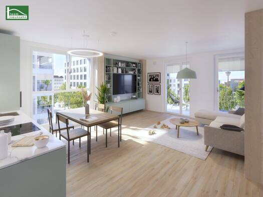Wohnung zur Miete - Erstbezug 935 € 2 Zimmer 45,6 m² 3. Geschoss frei ab 01.10.2026 Billy-Wilder-Promenade 9 Wien 1030