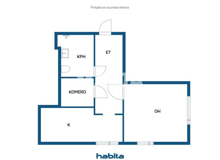 Studio zum Kauf 15.000 € 1 Zimmer 38 m² 2. Geschoss Lukkarilankatu 13 Kemi 94100