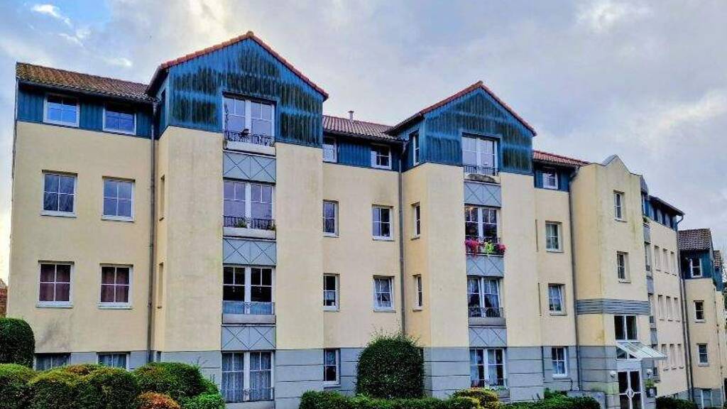 Wohnung zur Miete nur mit Wohnberechtigungsschein 310 € 2 Zimmer 54,9 m² 4. Geschoss frei ab 01.04.2026 Am Lautrupsbach 2 Fruerlund Flensburg 24937