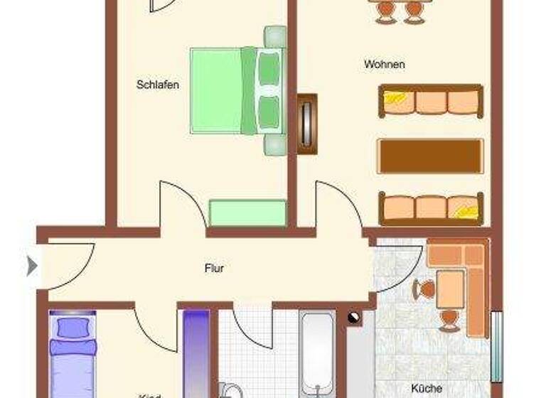 Wohnung zum Kauf 164.500 € 3 Zimmer 73 m² Kürnbach 75057
