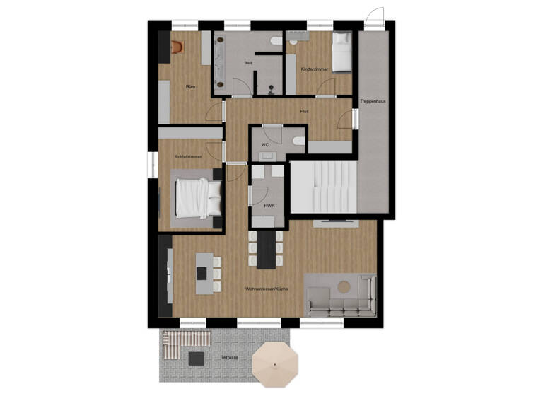 Wohnung zum Kauf - Erstbezug 393.000 € 4 Zimmer 112,3 m² EG Gildehaus Bad Bentheim / Gildehaus 48455