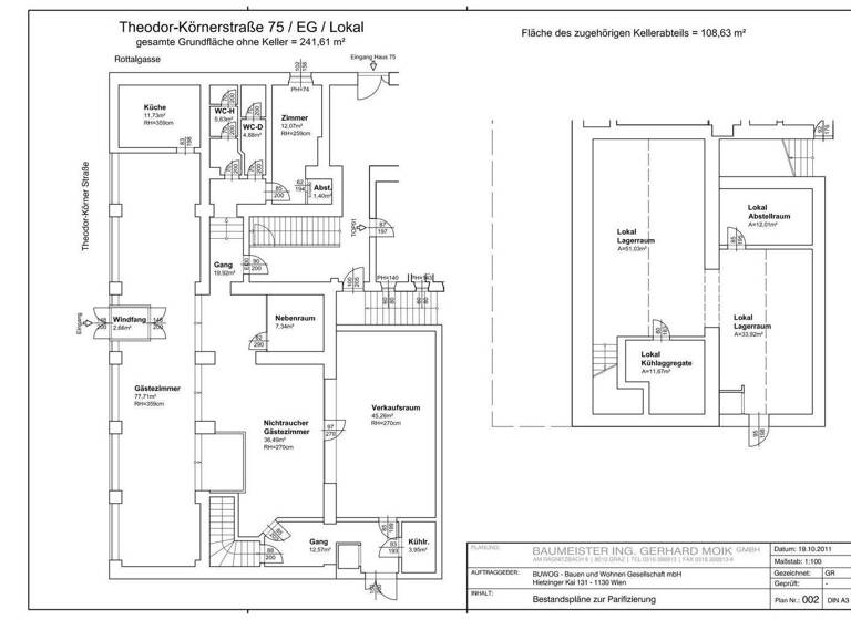 Bar/Café zum Kauf 539.000 € Theodor-Körner-Straße 75 Geidorf Graz 8010