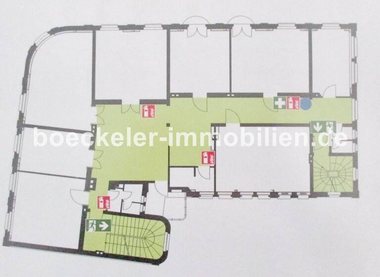 Büro zur Miete provisionsfrei 1.950 € 8 Zimmer 325 m² Bürofläche Markwerben Weißenfels 06667