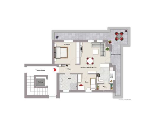 Penthouse zum Kauf provisionsfrei 442.700 € 3 Zimmer 84 m² Innenstadt Gütersloh 33330