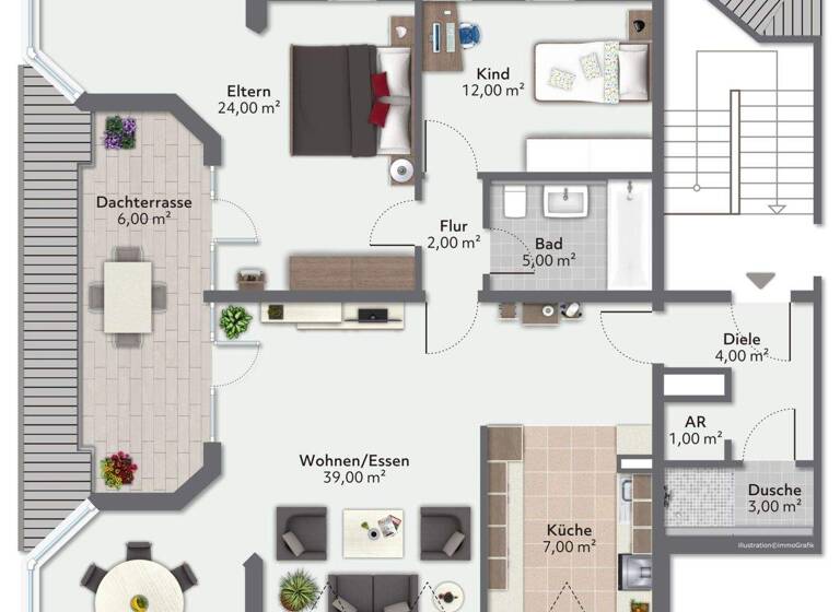 Wohnung zum Kauf 299.000 € 3 Zimmer 103 m² 2. Geschoss Alt-Refrath Bergisch Gladbach 51427