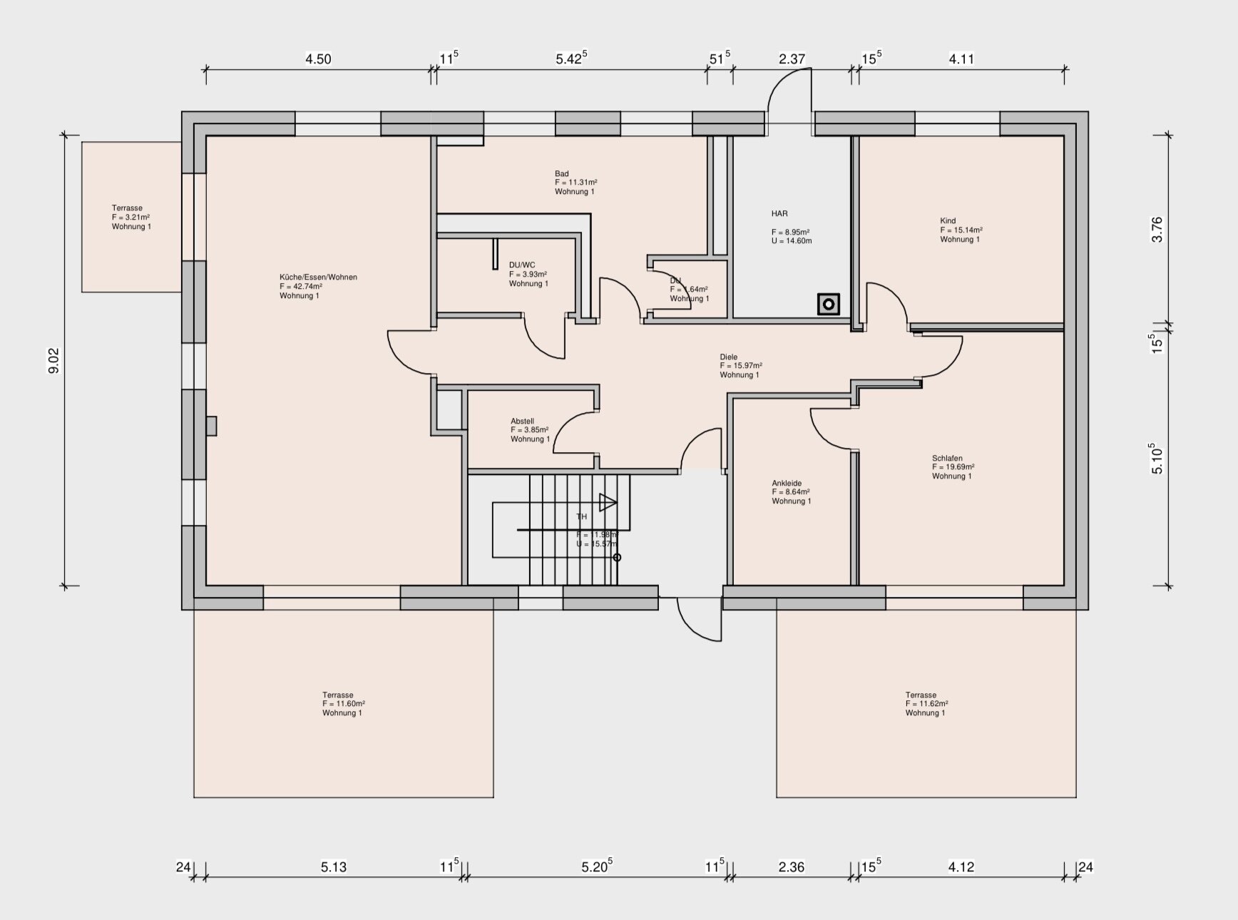 Terrassenwohnung zum Kauf 582.500 € 3,5 Zimmer 150 m²<br/>Wohnfläche EG<br/>Geschoss ab sofort<br/>Verfügbarkeit Großerkmannsdorf Radeberg 01454