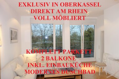 Wohnung zur Miete 1.400 € 2 Zimmer 61 m² 1. Geschoss frei ab 01.03.2025 Kaiser-Friedrich-Ring 1A Oberkassel Düsseldorf 40545