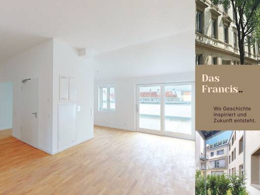 Wohnung zur Miete 1.850 € 3 Zimmer 111,4 m² 2. Geschoss Moningerstraße 11 Weststadt Karlsruhe 76135