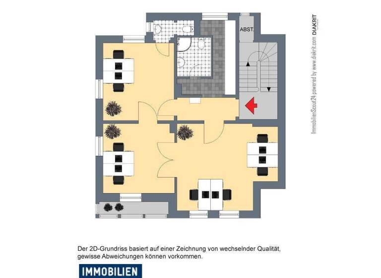 Bürofläche zur Miete 700 € 80 m² Bürofläche Schiede 6 Limburg 65549