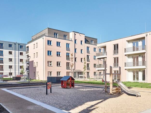 Wohnung zur Miete - Erstbezug 2.249 € 4 Zimmer 113,3 m² 1. Geschoss Blumeneschenweg 9 Kaulsdorf Marzahn-Hellersdorf 12621