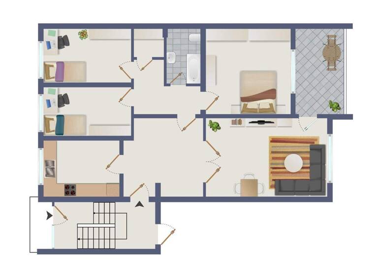 Wohnung zum Kauf 165.000 € 4 Zimmer 84 m² frei ab 01.05.2026 Senden 48308