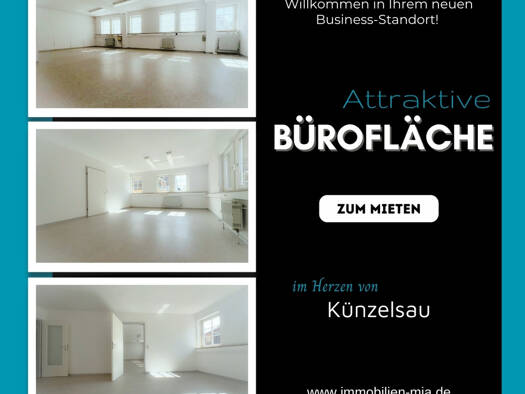 Bürofläche zur Miete 1.100 € 3 Zimmer Künzelsau 74653