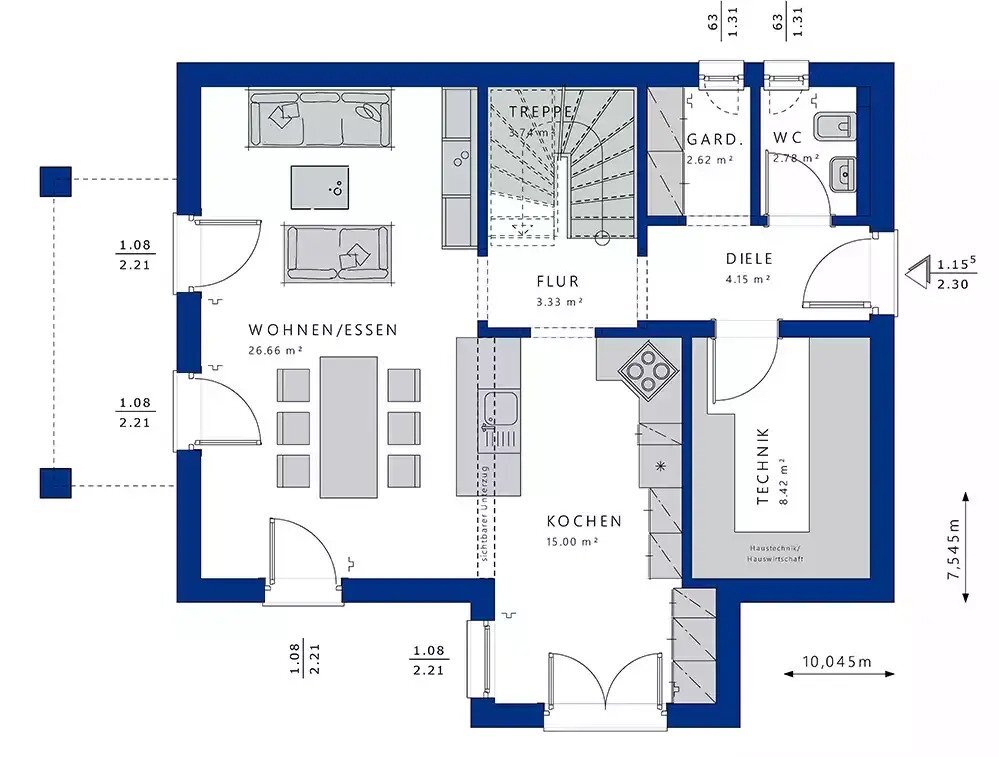 Haus zum Kauf 411.291 € 4 Zimmer 129 m²<br/>Wohnfläche 1.553 m²<br/>Grundstück Stralsbach Burkardroth 97705