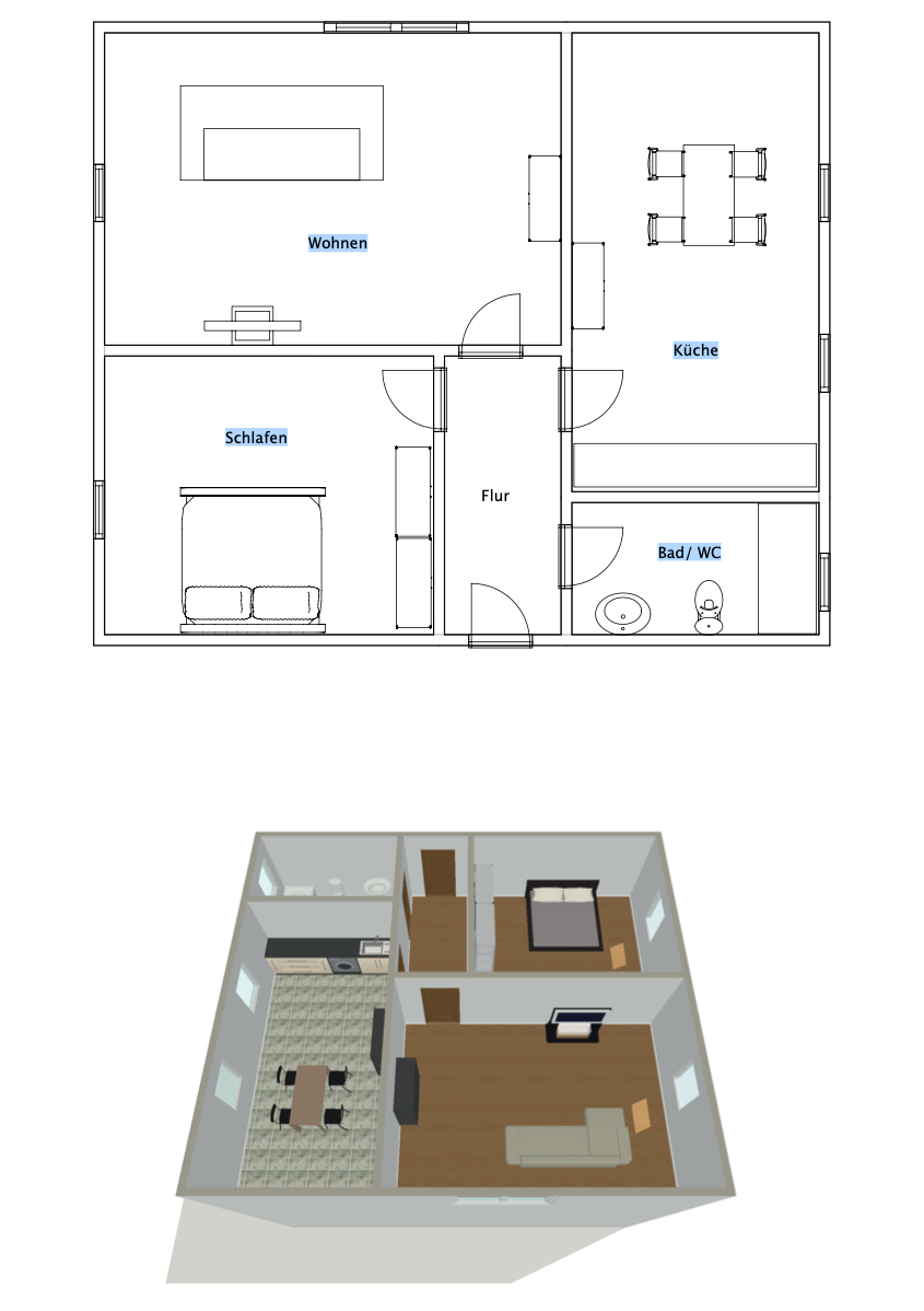 Wohnung zum Kauf 136.000 € 2 Zimmer 63 m²<br/>Wohnfläche 3.<br/>Geschoss Röhrnbach Röhrnbach 94133