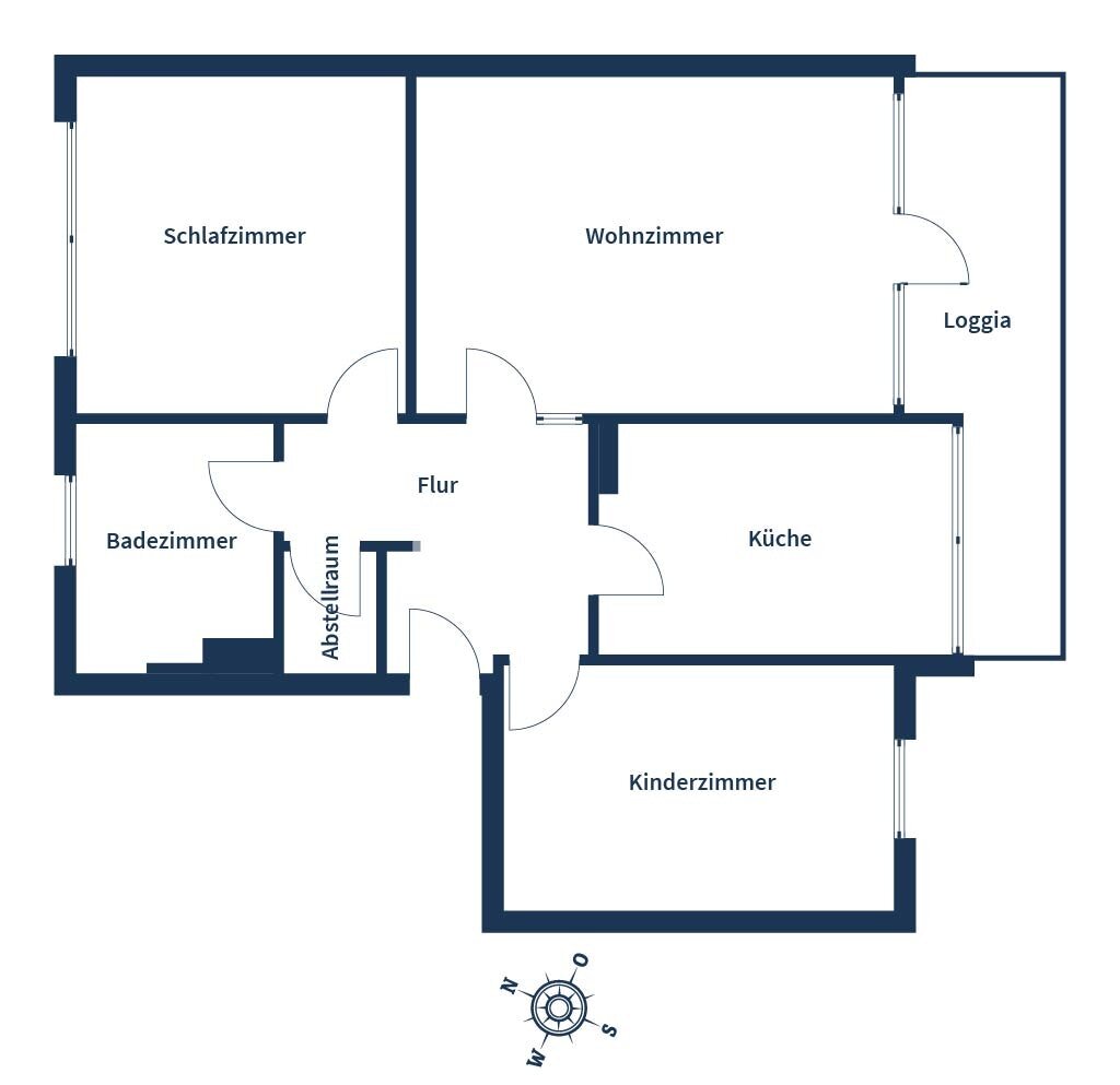 Wohnung zum Kauf 165.000 € 3 Zimmer 77 m²<br/>Wohnfläche 2.<br/>Geschoss Überruhr-Holthausen Essen 45277