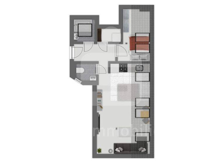 Wohnung zum Kauf 219.000 € 2 Zimmer 56 m² 3. Geschoss Mülheim Köln 51063