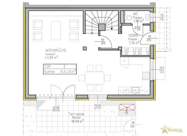 Doppelhaushälfte zum Kauf - Erstbezug 645.000 € 5 Zimmer 145,4 m² 200 m² Grundstück Mühlhäufelgasse Wien 1220